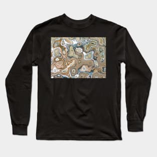 Archaeology - Original Abstract Design Long Sleeve T-Shirt